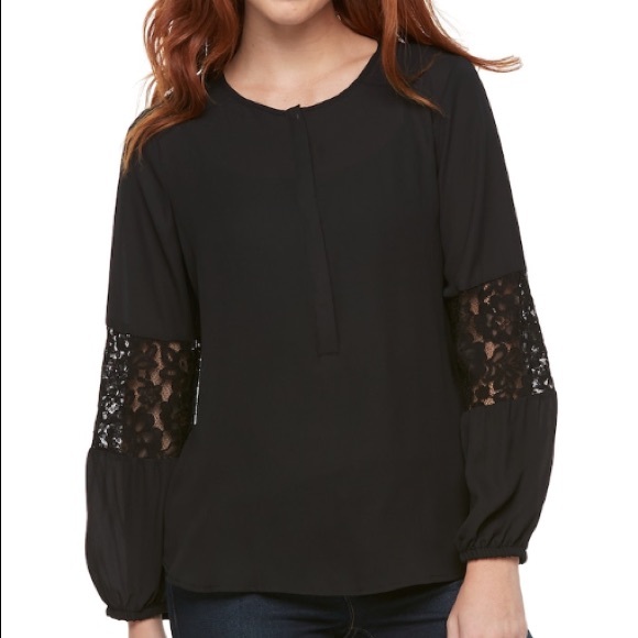 Black blouse- Apt 9 - Picture 1 of 8